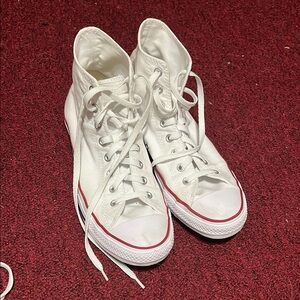 Converse White High-Top Sneakers